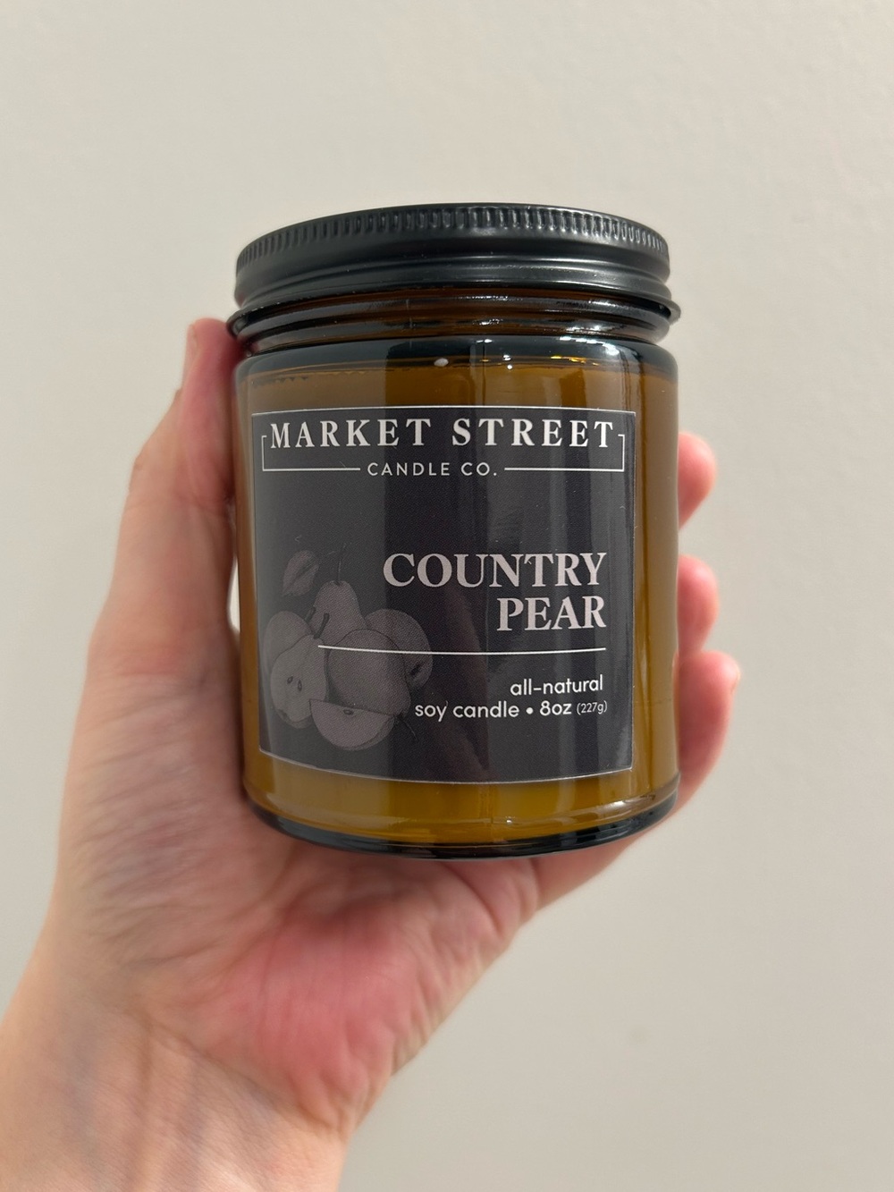 Market Street Candle Co. 8oz Soy Candle - Country Pear
